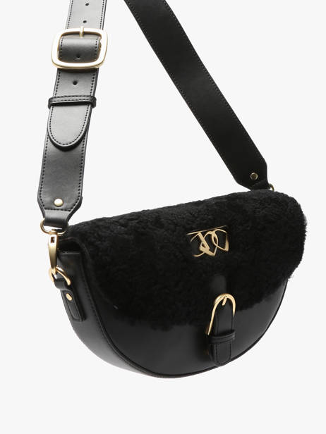 Cross Body Tas Hunter Leder Etrier Zwart hunter EHUN050S ander zicht 2